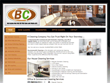 Tablet Screenshot of bournemouthcleaning.co.uk